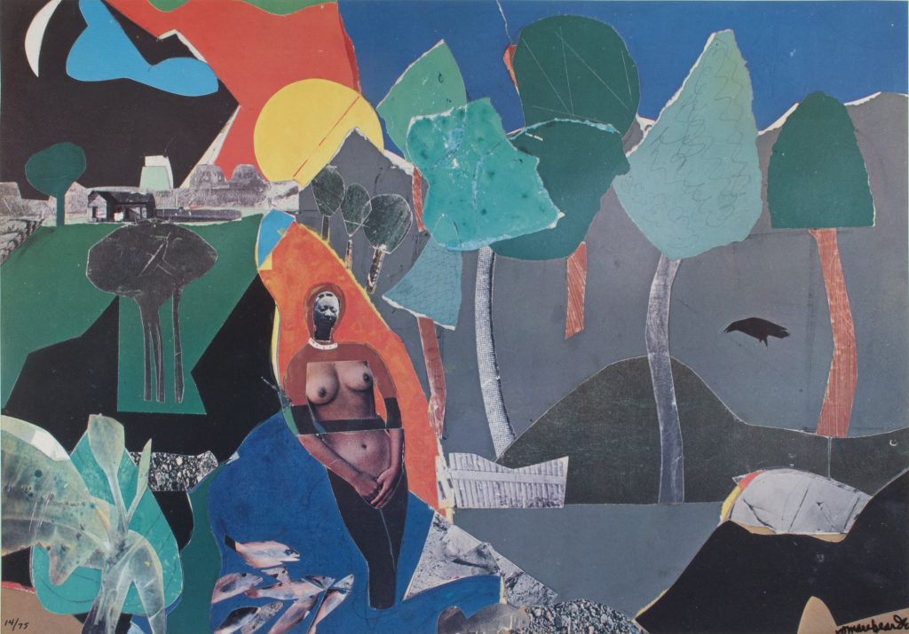 Romare Bearden, Activism and Art "Ritual Bayou (from the series Ritual Bayou)"
