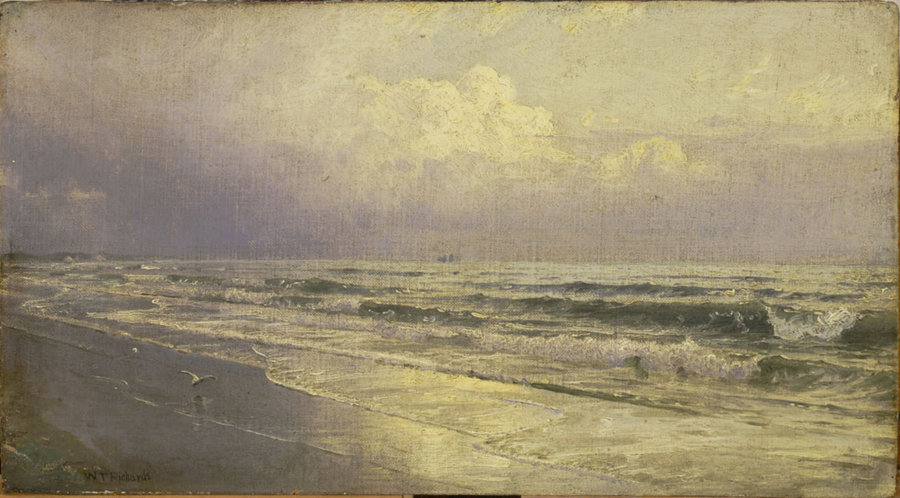 Oil sketches at CFAM - William Trost Richards, New Jersey Seascape – Atlantic City