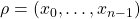 \rho=(x_0,\dots, x_{n-1})