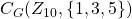 C_G(Z_{10},\{1,3,5\})